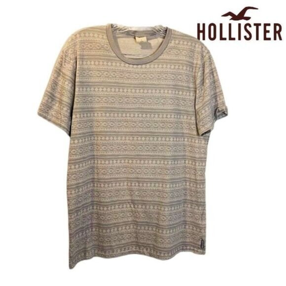 Hollister Men's Short Sleeve Crewneck‎ Printed T-Shirt - Picture 1 of 6